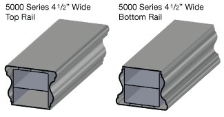 5000 Series Top and Bottom Railing 